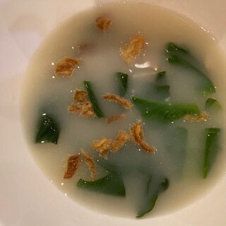 青梗菜スープ